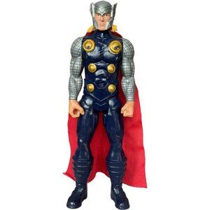 Marvel Avengers Titan Hero Thor Action Figure With Red Cape
